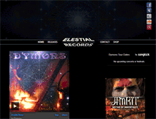 Tablet Screenshot of elestialrecords.com